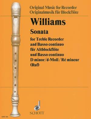 Williams, W: Sonata D minor