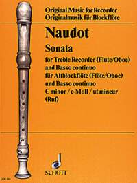 Naudot, J: Sonata c-Moll C minor