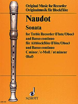 Naudot, J: Sonata C minor