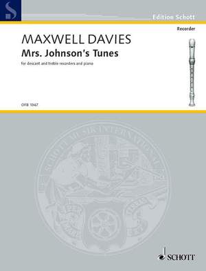 Maxwell Davies, Peter: Mrs. Johnson's Tunes