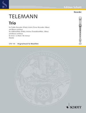 Telemann: Trio D minor