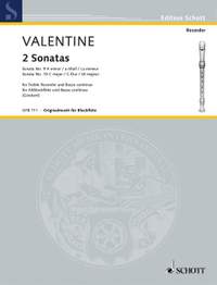 Valentine, R: 2 Sonatas