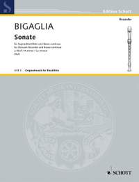 Bigaglia, D: Sonata a minor