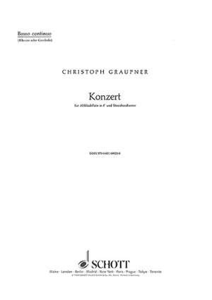 Graupner, C: Concerto