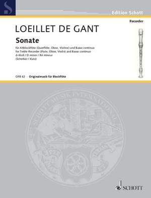 Loeillet de Gant, J B: Sonata op. 3