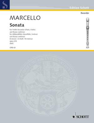 Marcello, B: Two Sonatas op. 2