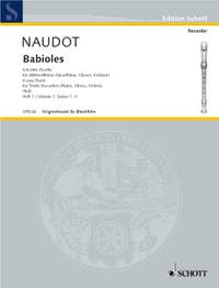 Naudot, J: Babioles op. 10 Vol. 1