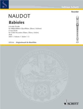Naudot, J: Babioles op. 10 Vol. 1