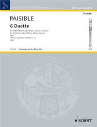 Paisible, J: 6 Duette op. 1 Vol. 2