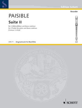 Paisible, J: 6 Suiten D minor