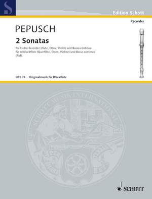 Pepusch, J C: 2 Sonatas