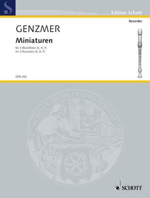 Genzmer, H: Miniatures GeWV 332