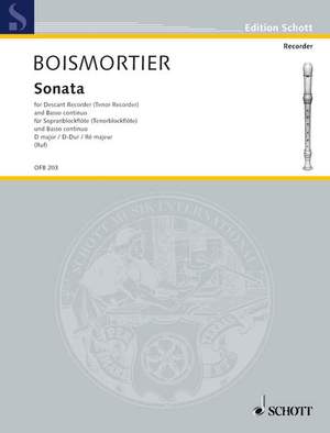 Boismortier, J B d: Sonata D major