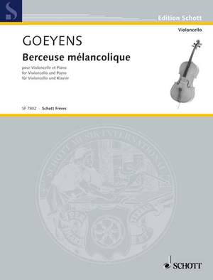Goeyens, F: Berceuse mélancolique