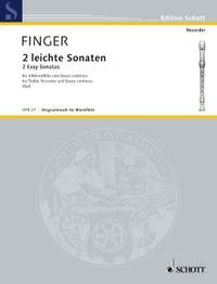 Finger, G: 2 easy Sonatas
