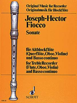 Fiocco, J: Sonata in G minor G minor