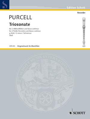 Purcell, D: Triosonate G minor