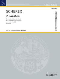 Scherer, J: Two Sonatas op. 1 + 2