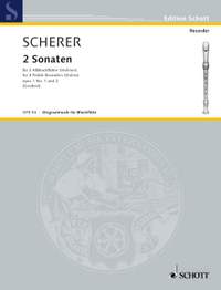 Scherer, J: 2 Sonaten op. 1 + 2