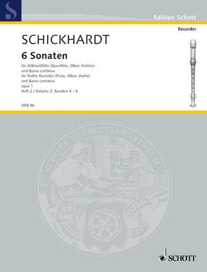 Schickhardt, J C: 6 Sonatas op. 1