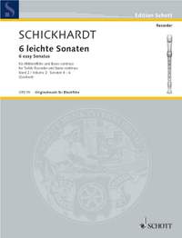 Schickhardt, J C: 6 leichte Sonaten Issue 2