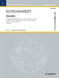 Schickhardt, J C: Sonata C major