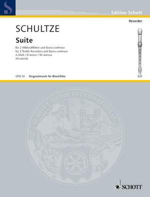 Schultze, J C: Suite D minor