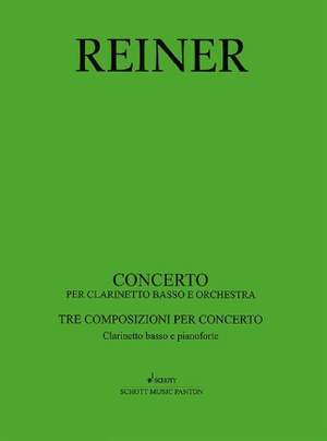 Reiner, K: Klarinetten-Konzert