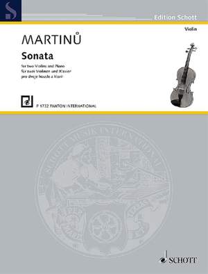 Martinů, B: Sonata
