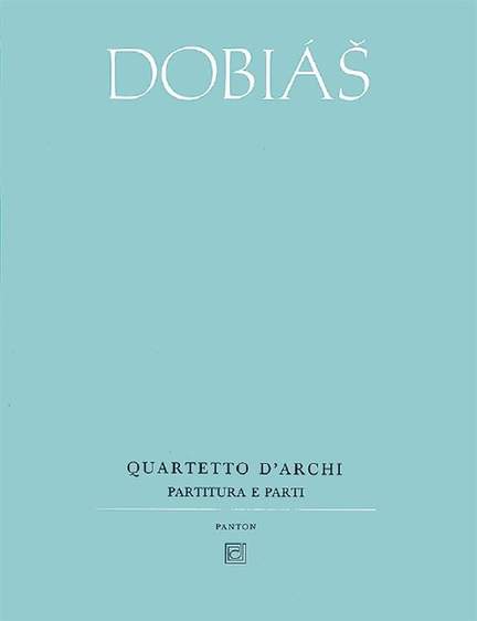 Dobias, V: String Quartet