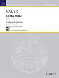 Pauer, J: Canto triste