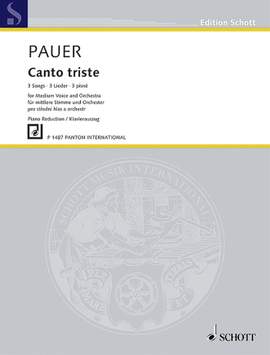 Pauer, J: Canto triste