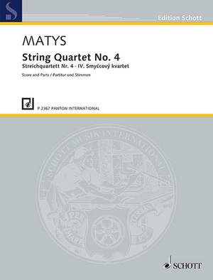 Matys, J: String Quartet No. 4