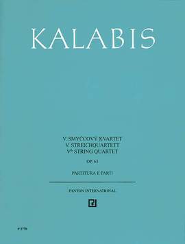 Kalabis, V: V. String quartet op. 63