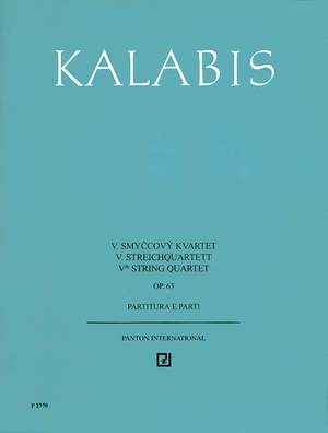 Kalabis, V: V. Streichquartett op. 63