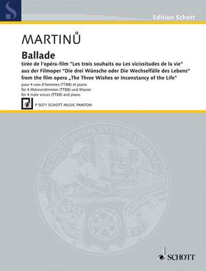Martinů, B: Ballade
