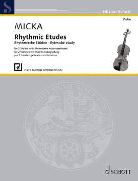 Micka, J: Rhythmische Etüden