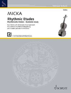 Micka, J: Rhythmische Etüden