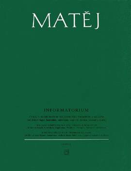 Matej, J: Informatorium