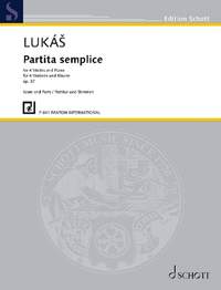 Lukáš, Z: Partita semplice op. 37
