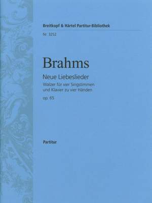 Brahms, J: New Love Songs Op. 65 op. 65