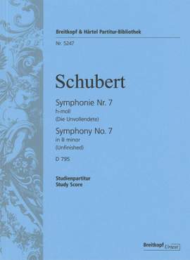 Schubert, F: Symphonie Nr. 7 h-moll D 759 B minor