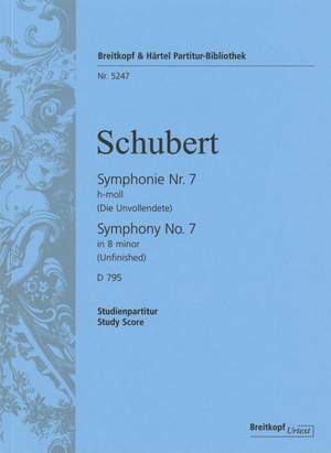 Schubert, F: Symphony No. 7 in B minor D 759 D 759