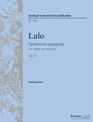 Lalo: Symphonie Espagnole op. 21