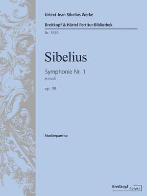 Sibelius, J: Symphony No. 1 in E minor Op. 39 op. 39