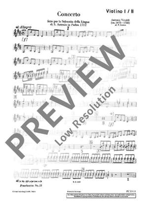 Vivaldi: Concerto D Major op. 35/19 RV 212a / PV 165