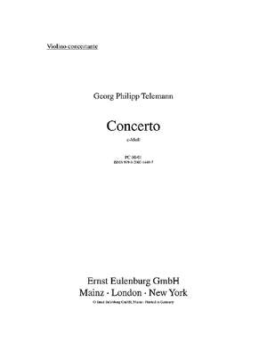 Telemann: Concerto E minor