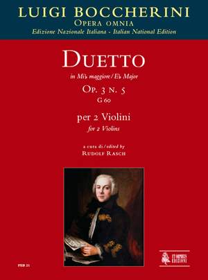 Boccherini, L: Duetto in E flat Major op. 3/5 G60