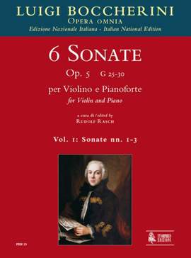 Boccherini, L: 6 Sonatas Volume 1 op.5 G25-30