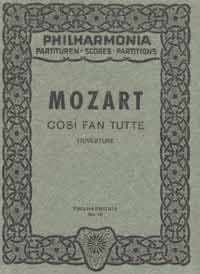 Mozart, W A: Ouvertüre zu "Così fan tutte" C major KV 588 KV 588